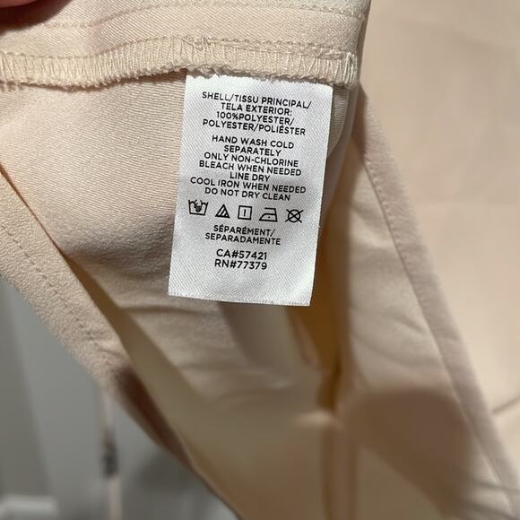 Ann Taylor cream 3/4 feather sleeve blouse size 2 - Picture 7 of 7